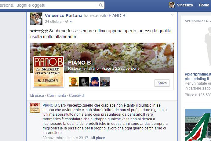 Recensione Piano B